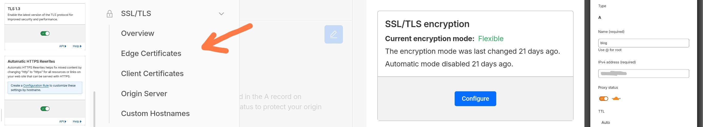 gambar halaman HTTP dan https di google search console