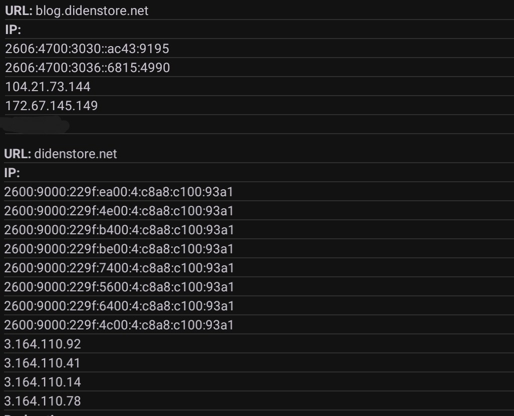 Perbandingan Hasil Pemindaian Host IP CDN